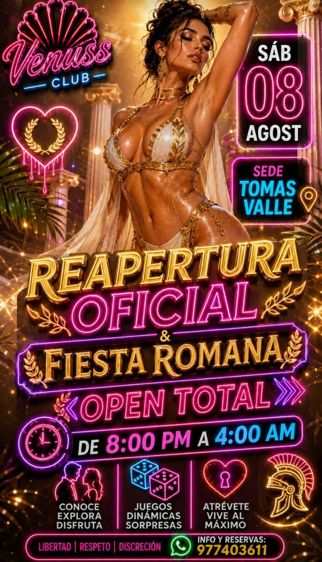 Venus club Sauna swinger.